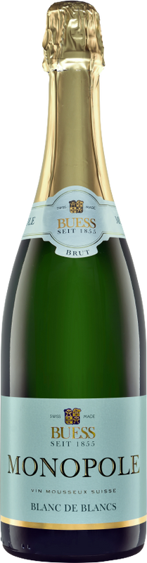 Flasche Monopole Blanc de Blancs Brut von Buess Weinbau