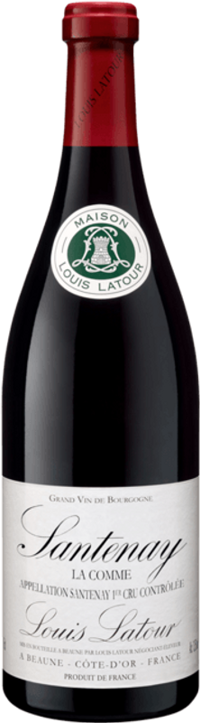 Bottiglia di Santenay Rouge La Comme 1er Cru AC di Domaine Louis Latour