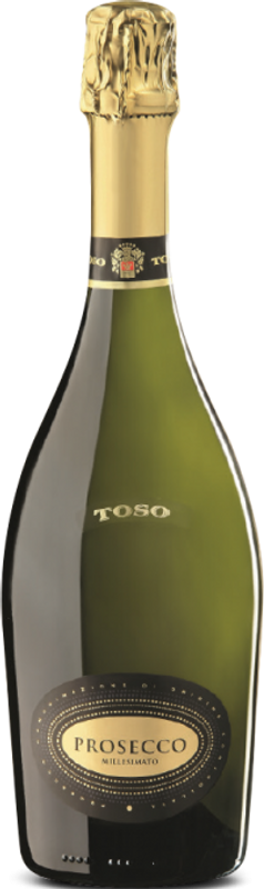 Flasche Toso Prosecco Millesimato Extra Dry DOC von Toso