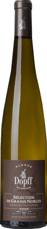 Bottiglia di Gewurztraminer Grains Nobles Sigille A.O.C. di Dopff au Moulin