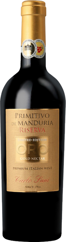 Bottle of Primitivo di Manduria Riserva ORO from Conte di Campiano