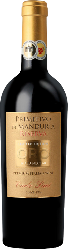 Bouteille de Primitivo di Manduria Riserva ORO de Conte di Campiano