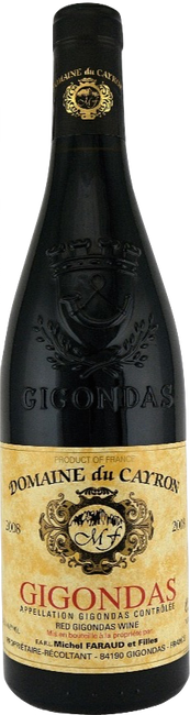 Image of Michel Faraud Gigondas AOC Domaine du Cayron - 75cl - Côtes du Rhône, Frankreich bei Flaschenpost.ch