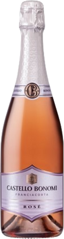 Flasche Franciacorta DOCG Brut Rosé von Castello Bonomi