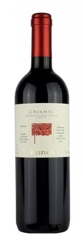 Bottiglia di Chianti Colli Senesi annata DOCG di Poliziano