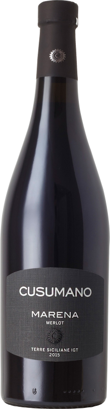 Bottle of Marena Merlot Terre Siciliane IGT from Cusumano