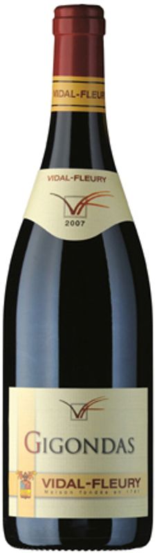 Bottiglia di Gigondas ac di J. Vidal-Fleury