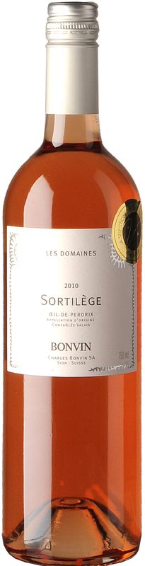 Flasche Sortilege von Charles Bonvin Fils