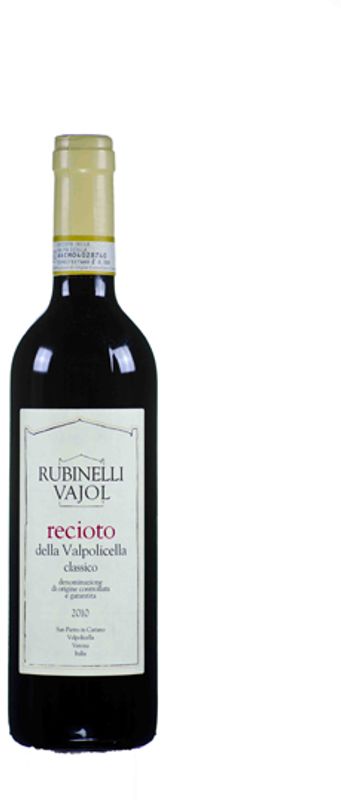 Flasche Recioto della Valpolicella DOC von Rubinelli Vajol