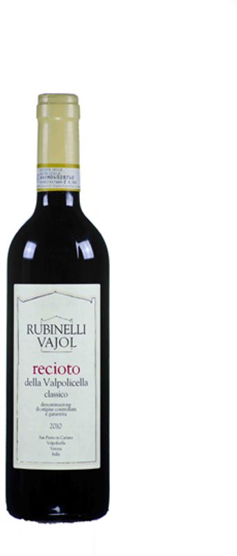 Bouteille de Recioto della Valpolicella DOC de Rubinelli Vajol