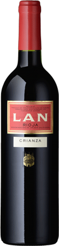 Bottle of Rioja DOCa Crianza from Bodegas Lan