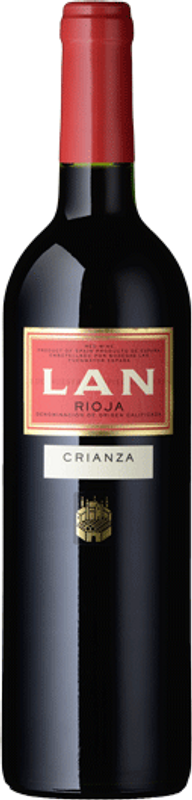 Bouteille de Rioja DOCa Crianza de Bodegas Lan