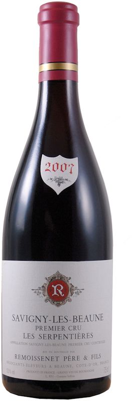 Bouteille de Savigny Beaune Serpentieres de Remoissenet Père & fils