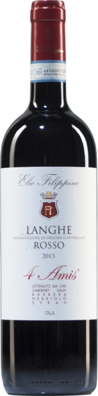 Bottle of 4 Amis Langhe DOC from Elio Filippino