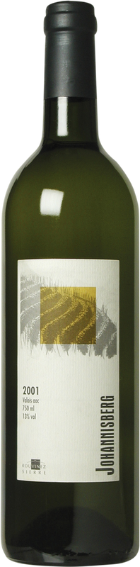 Bottiglia di Johannisberg Ravanay Valais AOC di Rouvinez Vins