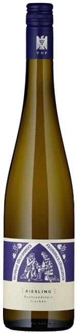 Image of Theo Minges Riesling Buntsandstein Trocken - 75cl - Rheintal, Deutschland bei Flaschenpost.ch