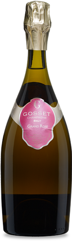 Flasche Champagne Grand Rosé Brut von Gosset
