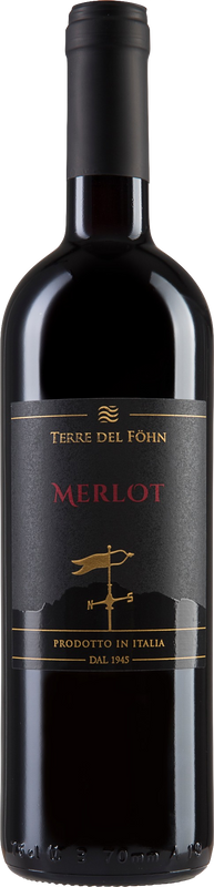 Flasche Terre del Föhn Merlot Vigna delle Dolomiti IGP von Cantine Monfort