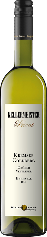 Bouteille de Kremser Goldberg Gruner Veltliner Kremstal DAC de Winzer Krems