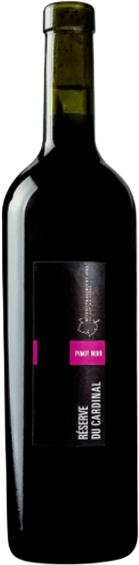 Bottiglia di Pinot Noir Réserve du Cardinal Wallis AOC di Bétrisey Albrecht