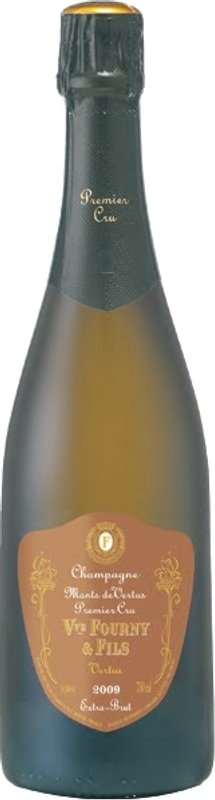 Bottiglia di Monts de Vertus Extra Brut 1er Cru AC di Veuve Fourny et Fils