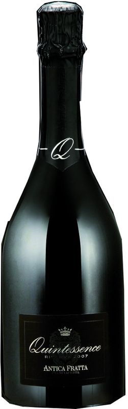 Bottiglia di Franciacorta DOCG Quintessence Extra Brut Riserva di Antica Fratta