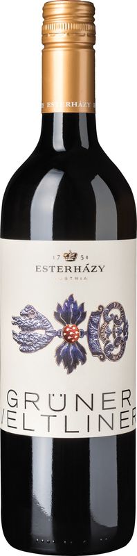 Bottiglia di Estoras Grüner Veltliner Burgenland Qualitätswein di Esterhazy