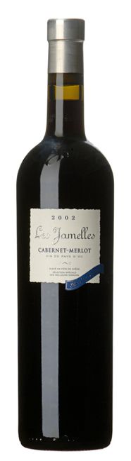 Image of Les Jamelles Cabernet Merlot Vin de Pays d'Oc - 75cl - Midi - Languedoc-Roussillon, Frankreich bei Flaschenpost.ch