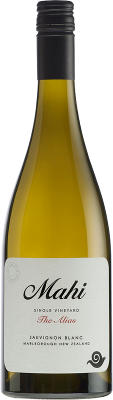 Bottiglia di The Alias Sauvignon Blanc di Mahi