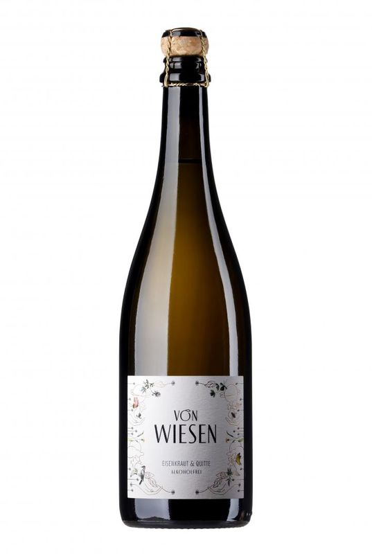 Bottiglia di von Wiesen Alkoholfrei Eisenkraut & Quitte di Griesel & Compagnie