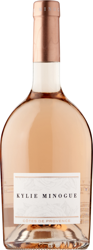 Flasche Côtes de Provence Rosé von Kylie Minogue