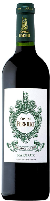 Bouteille de Chateau Ferriere 3e Cru Classe Margaux de Château Ferrière