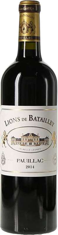 Bouteille de Lions de Batailley A.O.C. de Château Batailley
