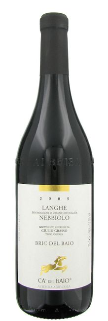 Image of Cà del Baio di Giulio Grasso Langhe Nebbiolo Bric del Baio DOC - 75cl - Piemont, Italien bei Flaschenpost.ch