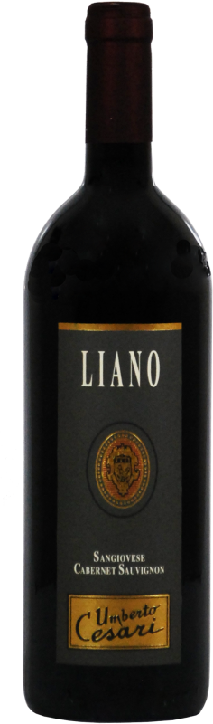 Bouteille de Liano Sangiovese Cabernet Sauvignon Rubicone IGT de Umberto Cesari