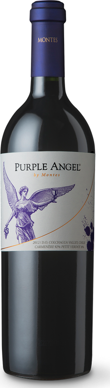 Bottiglia di Montes Purple Angel Colchagua DO di Bodegas Montes