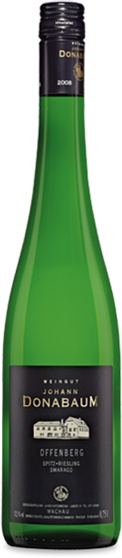 Flasche Riesling Smaragd Offenberg Wachau Österreichischer Qualitätswein von Weingut Johann Donabaum