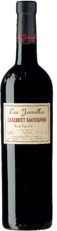 Bouteille de Cabernet Sauvignon Vin de Pays d'Oc de Les Jamelles