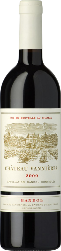 Bouteille de Château Vannières Rouge Bandol AOC de Colette Boisseaux