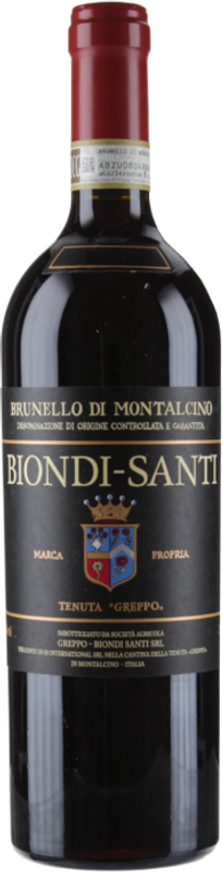 Bottiglia di Brunello di Montalcino DOCG di Biondi Santi