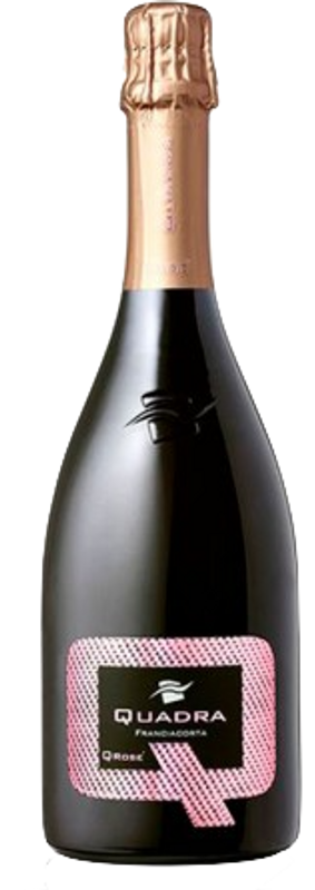 Bouteille de QRosé Franciacorta DOCG de Quadra