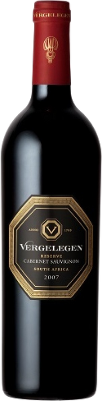 Bottle of Cabernet Sauvignon from Vergelegen