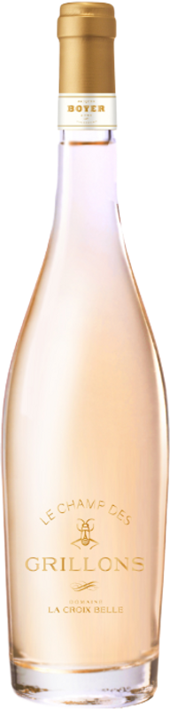 Flasche Le Champ des Grillons Cotes de Thongue rose IGP von Domaine La Croix Belle
