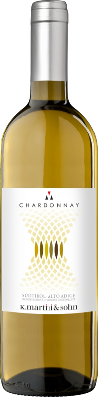 Bottle of Chardonnay Südtiroler DOC from Martini & Sohn