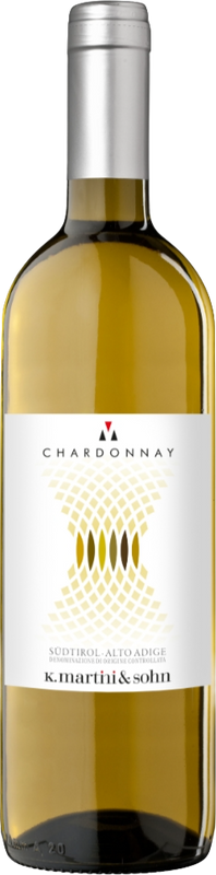 Bouteille de Chardonnay Südtiroler DOC de Martini & Sohn