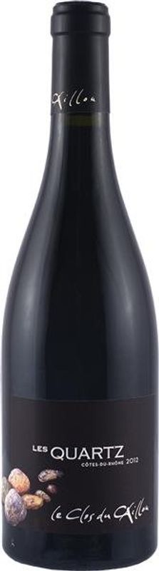 Bottiglia di Cotes du Rhone Les Quartz AOC di Le Clos du Caillou