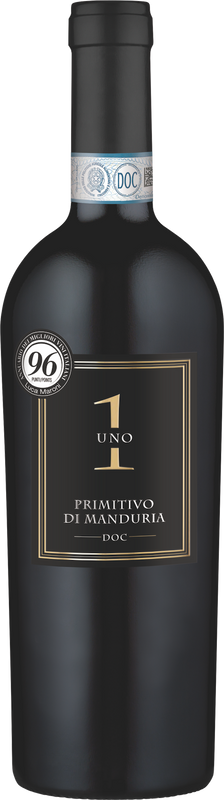 Flasche UNO Primitivo di Manduria DOP von Masseria la Volpe