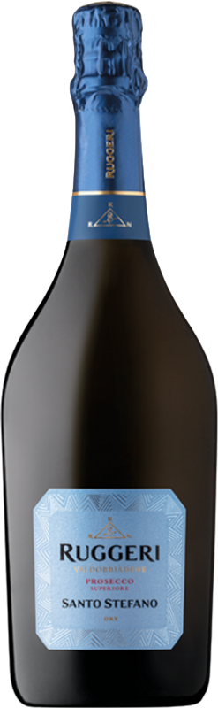 Bottle of Prosecco di Valdobbiadene Superiore DOCG Dry Santo Stefano from Ruggeri