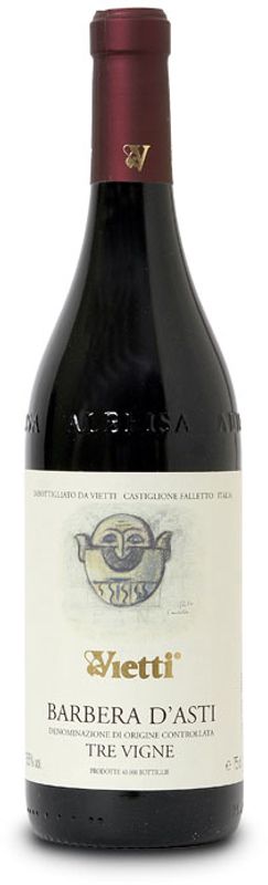 Image of Cantina Vietti Barbera d'Asti Tre Vigne - 75cl - Piemont, Italien
