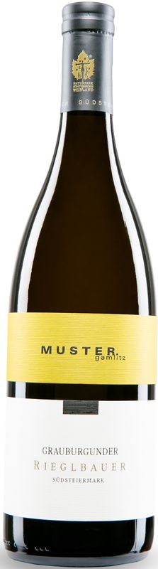 Bouteille de Grauburgunder Rieglbauer de Weingut Muster